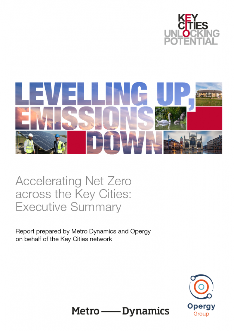Front cover of Executive Summary Net Zero Report